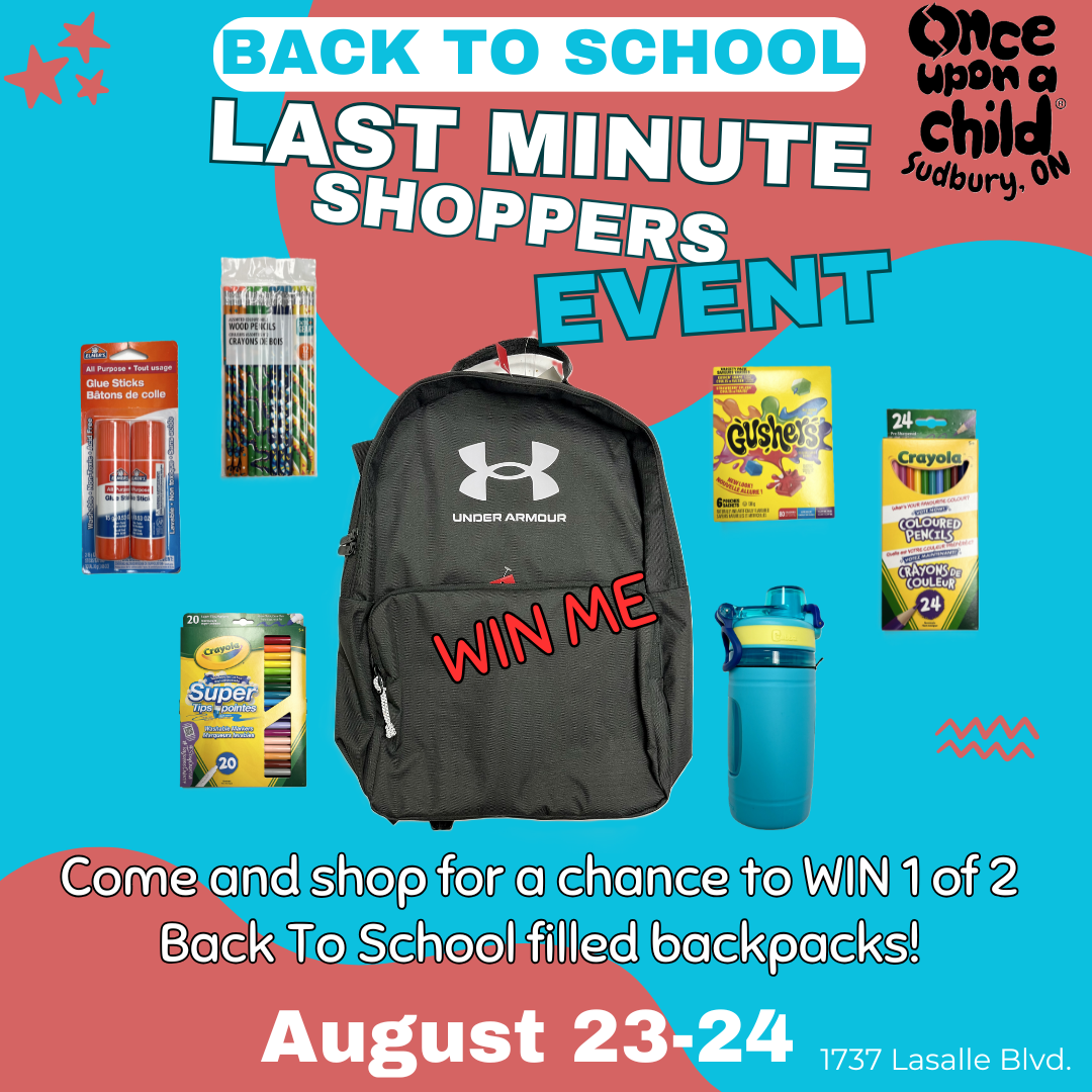 Last Minute Back To School Event
